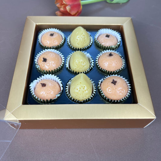 Handcrafted Marzipan Fruits - 9 Pieces